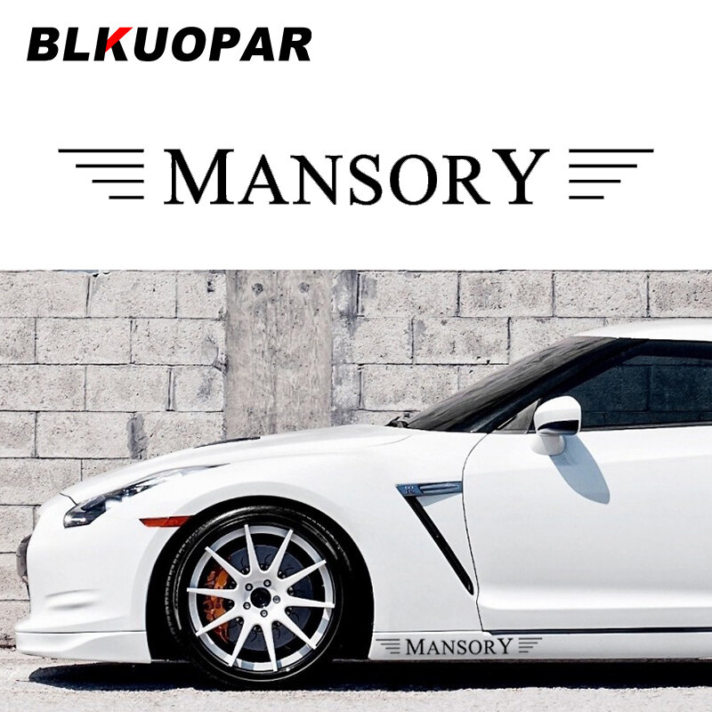 Виниловые наклейки для автомобиля BLKUOPAR Creative Mansory Club деколь с персонажем, наклейки для графического окна, стильные аксессуары