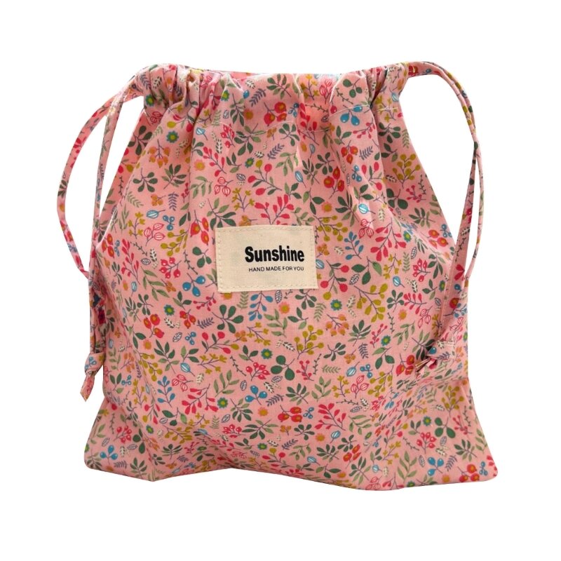Bebê fralda saco reutilizável floral saco fralda cuecas organizando saco lavável molhado saco infantil pano fralda pacote bolso