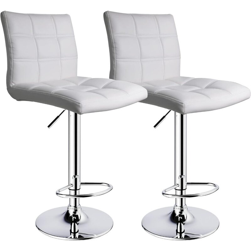 Современный квадратный штатив с внутренней стороной, набор из 2 предметов, вращающийся стул с высотой стойки, барные стулья
