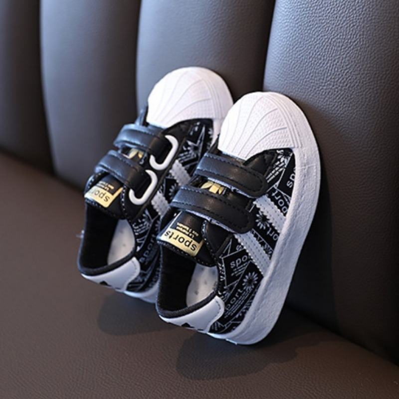 Kids Shoes for Baby Girls and Boys Anti-slip Soft Rubber Bottom Baby Sneaker Casual Flat Shoes Children Size 21-30