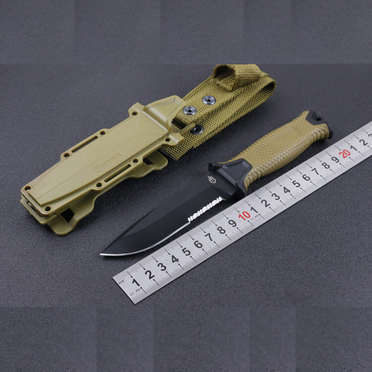 1 قطعة EDC جديد المحمولة في الهواء الطلق سكين صغير مستقيم شارب سكينة فاكهة بقاء البرية الغابة استكشاف التكتيكية أداة