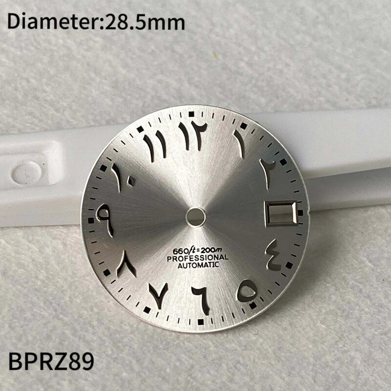 28.5mm antique Arabic numeral alphabet dial suitable for NH35/36 movement dial custom watch accessories