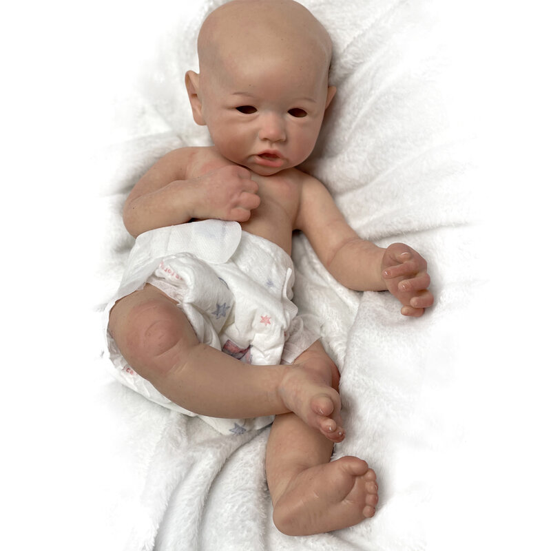 16 Polegada saskia boneca reborn menina completa silicone corpo feito à mão bebe realista bebê pеpbebebebe reborn corpo de silicone