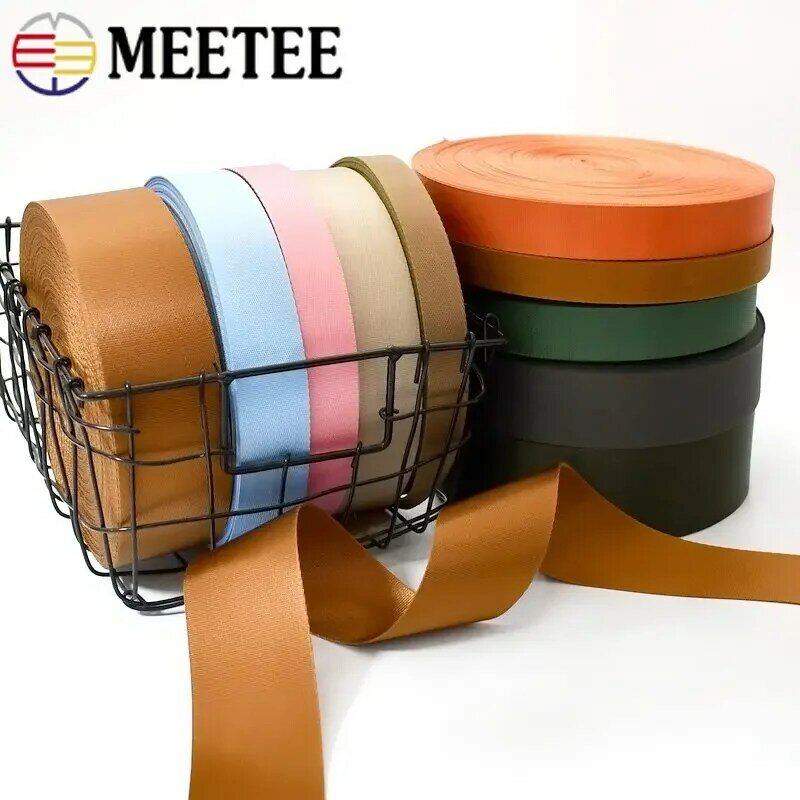 5Meters 0.7mm Thick Polyester Webbings Tapes Knapsack Straps Ribbon Band Backpack Belt Label Bias Binding DIY Sewing Crafts