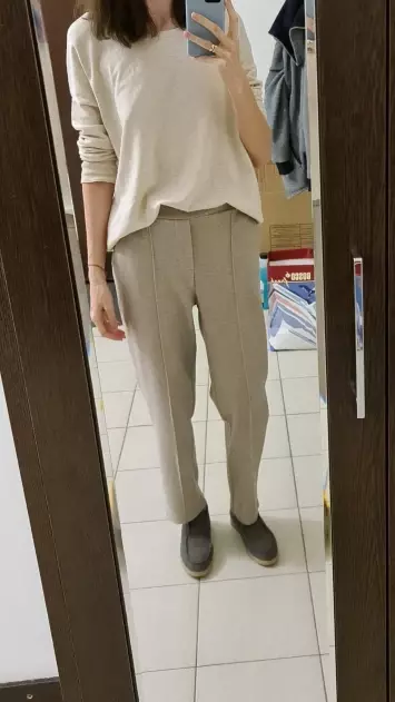 Утепленные женские брюки-карандаш, весна-Зима 2024, брюки в офисном стиле, шерстяные женские брюки для работы, свободные женские брюки, Капри 6648