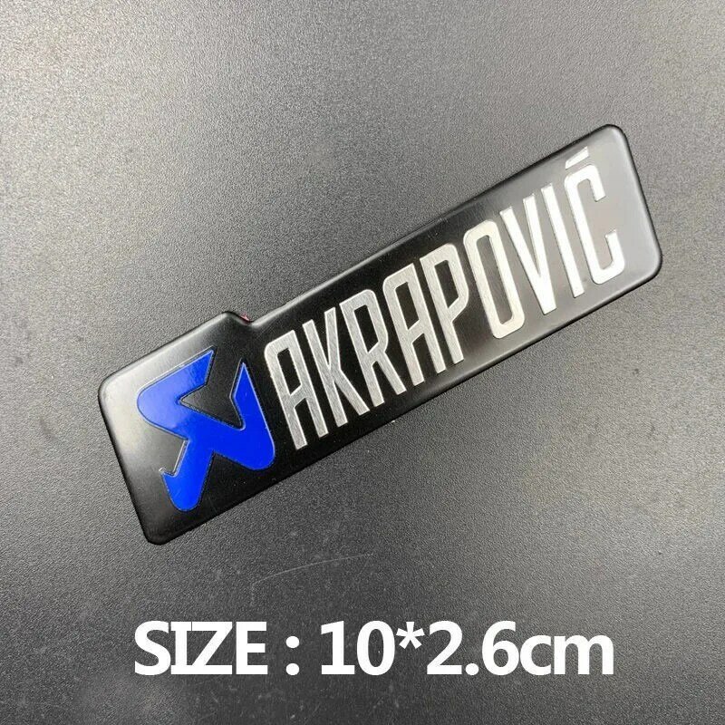 Untuk Akrapovic knalpot stiker sepeda motor stiker Logo stiker