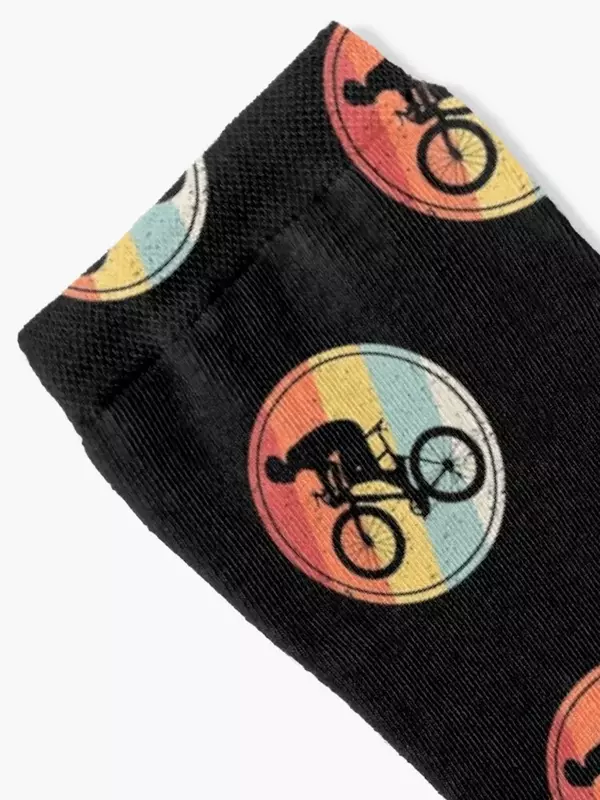 Calcetines de compresión para hombre y mujer, medias Retro Vintage para ciclismo