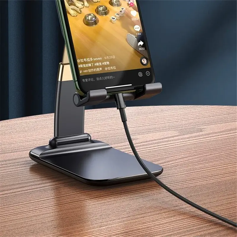 Faltbare Metall Desktop Handy Stehen Für iPad iPhone 13 X Smartphone Unterstützung Tablet Schreibtisch Handy Tragbare Halter Halterung