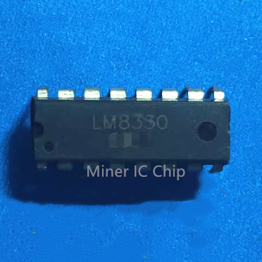 Chip IC para circuito integrado, LM8330, DIP-16, 2PCs