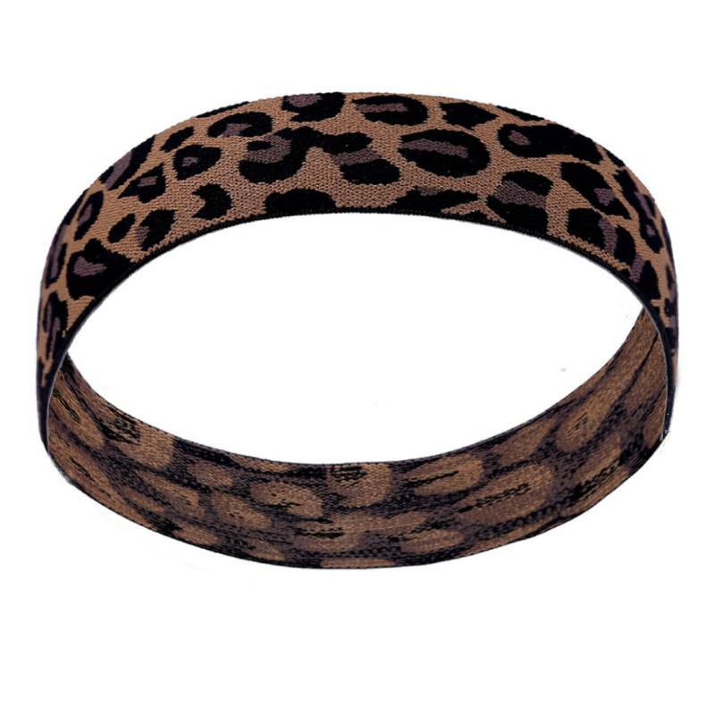 Leopard Melt Band For Lace Frontal Adjustable Elastic Melting Band Silvery Wig Bands to Hold Wig For Women Edge Control Band