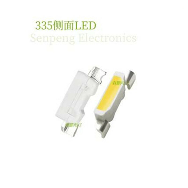 20 buah 335 sisi cahaya putih LED diode pemancar cahaya, manik-manik cahaya pencahayaan sisi belakang 4008 sangat terang