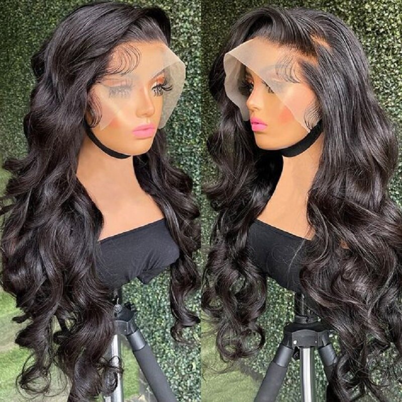 Perruque Lace Wig Body Wave brésilienne Remy 13x6-Bling Hair, perruque Lace Frmeds Wig, pre-plucked, avec baby hair, noeuds blanchis