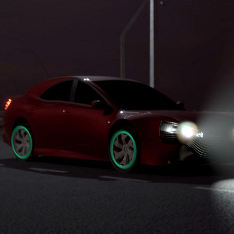 Valve Stem Covers Glow-in-the-Dark Valve Cap For Car Tires Valve Stem Cap For Cars Glow-in-the-Dark Leak-Proof For Bike Car