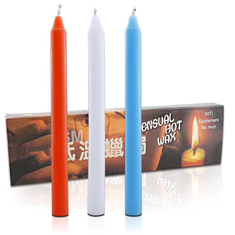 3pcs Low Temperature Candle Bdsm Candle Sex Toys For Adult Couple Relaxation Flirting Sex Wax Body Erotic Adult Game Toy