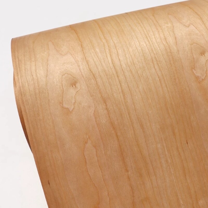 Натуральный вишневый шпон из крафт-бумаги, композитный деревянный шпон L: x мм, натуральный деревянный шпон