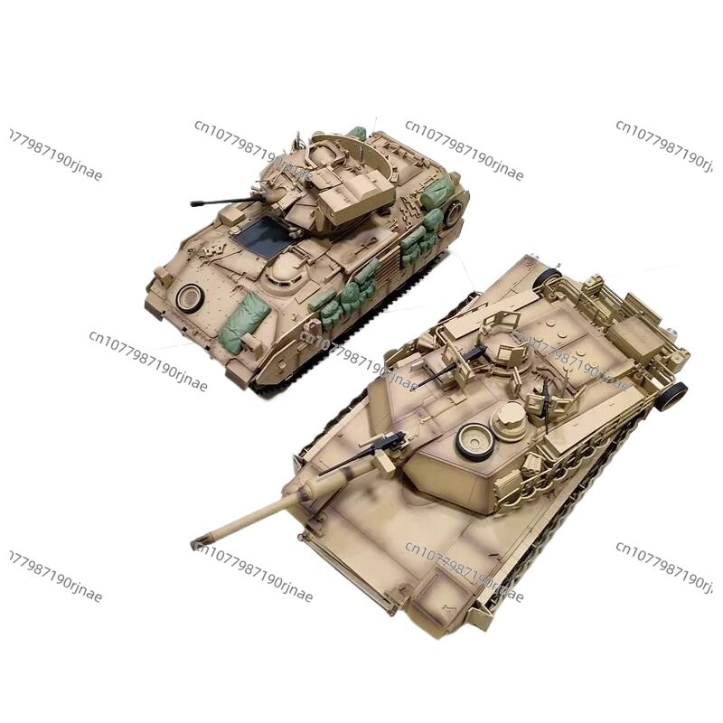 탱크 1/16 M2a2 보병 연기 RC카 시뮬레이션 모델, 음향 및 광학 추적 오프로드 등반 생일 선물 장난감, 2.4g
