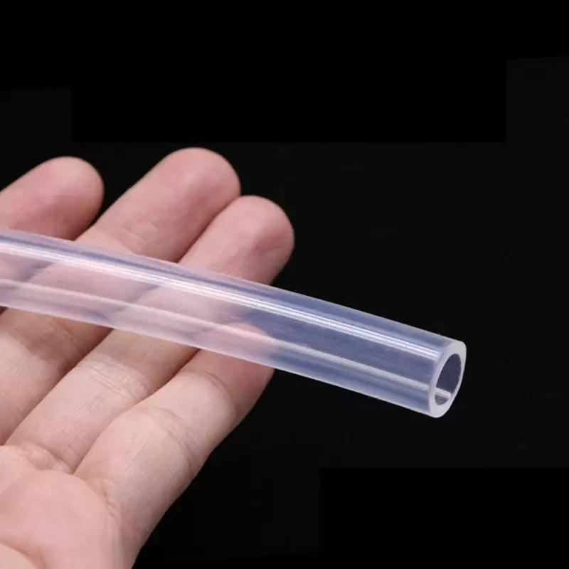 1/5M Peristaltic Pump Tube ID 0.8 1 1.6 2 2.4 3.2 4.8 6.4 7.9 9.6 mm Soft Silicone Hose Flexible Food Grade Nontoxic Transparent