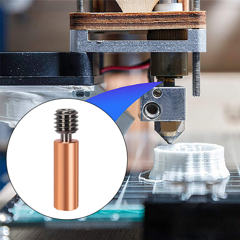 Tubo de rotura de calor de aleación de titanio Bimetal CR10, 1,75mm, chapado en cobre, para impresora 3D Ender 3 CR-10 Hotend