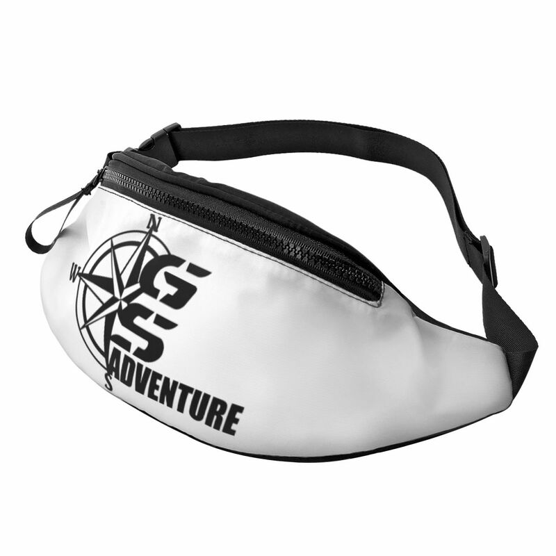 Personalized GS Motorcycle Adventure Fanny Pack Cool Motorrad Biker Crossbody Waist Bag Traveling Phone Money Pouch