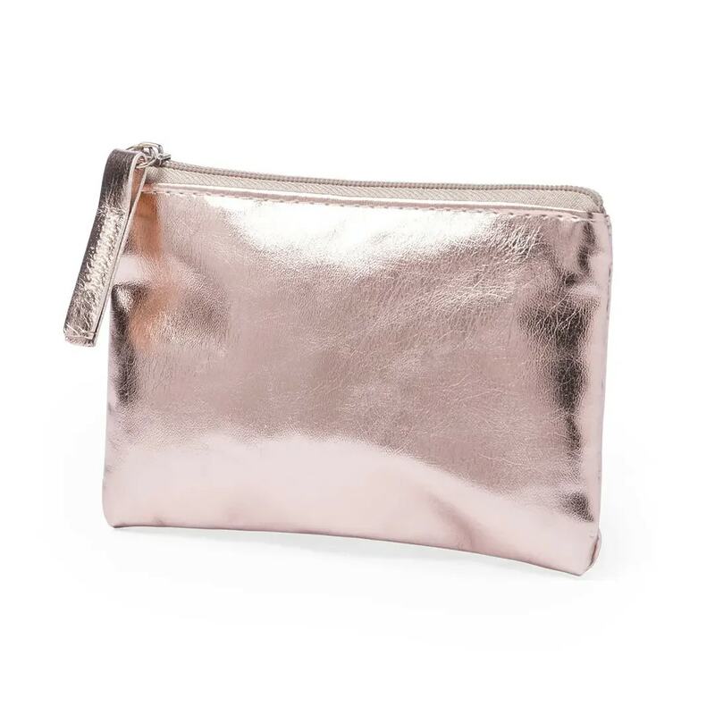 2024 New PU Leather Mini Zipper Storage Bag Multifunctional Portable Coin Key Organizer Card Holder Silver Coin Purse Wallet