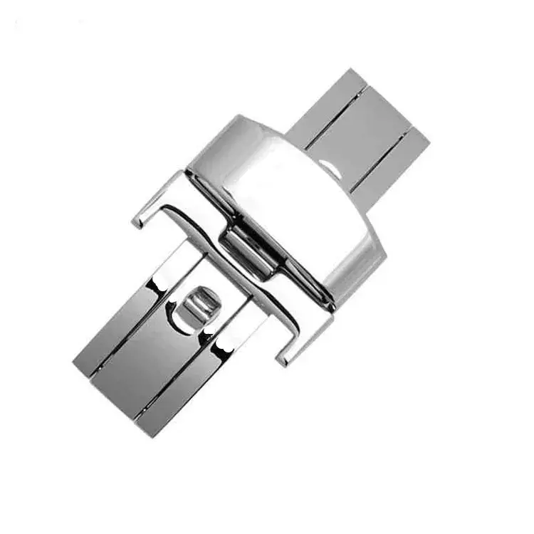 Watch Accessories Buckle for TISSOT  Stainless Steel Belt Button Black Solid Watches Clasp 10 12 14 16 18 20 22mm Gold