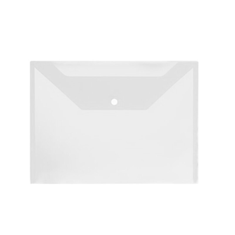 10 szt. Zestaw przezroczystych portfeli na dokumenty Torby na dokumenty Teczki na dokumenty formacie listowym kieszenią