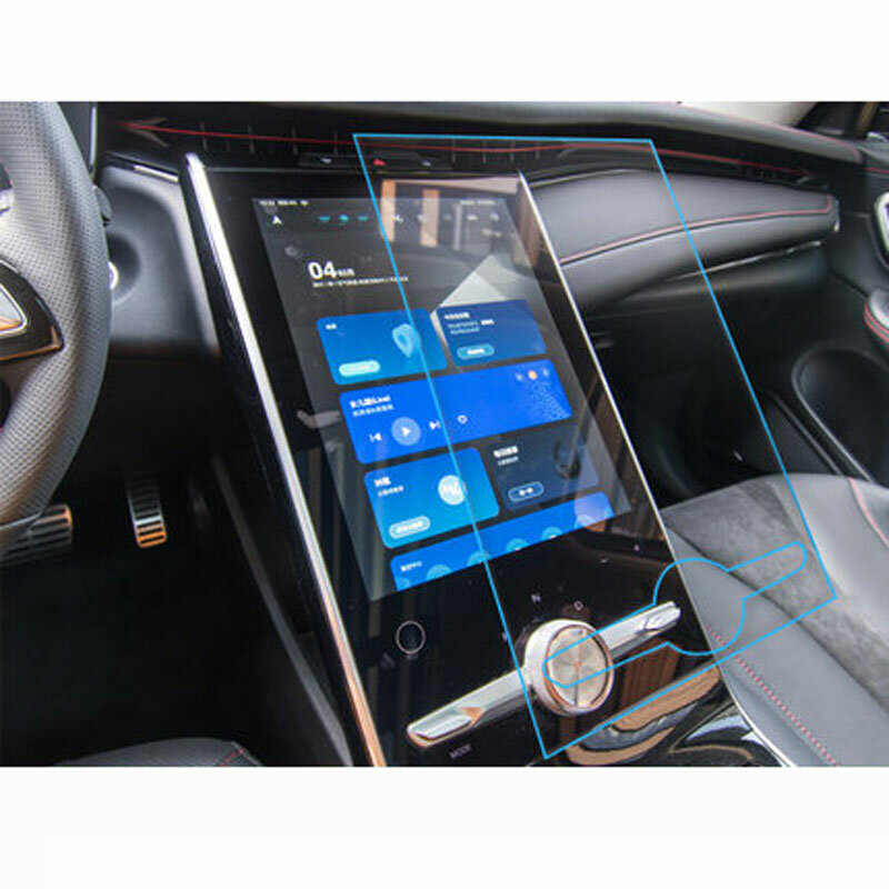 Película protectora de pantalla de vidrio templado para MG Marvel R Electric, 2021, 2022, 19,4 pulgadas, radio de entretenimiento para coche, navegación GPS