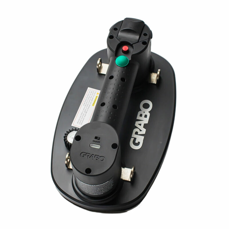 GRABO Portable Vacuum Suction Cup Dry-Wall Plate Glass Lifter Panel 170kg Tiles Installation Tool Lifting Machine