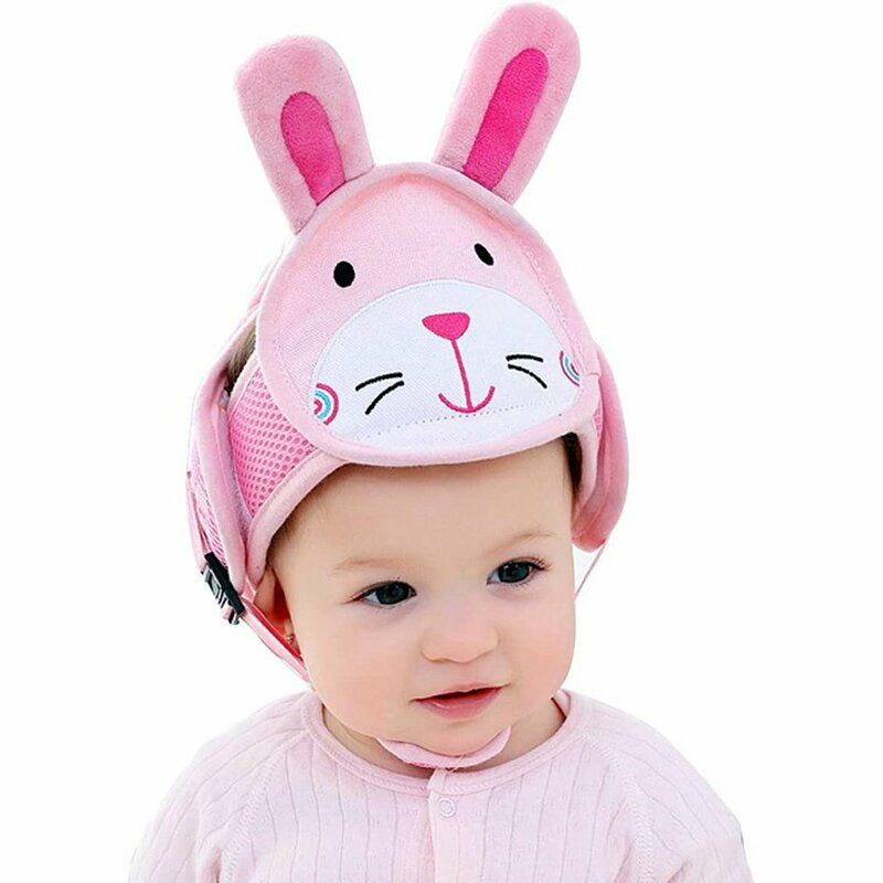 Casco de protección para la cabeza de bebé, gorro suave de seguridad anticolisión, deportivo, de algodón, 50% de descuento