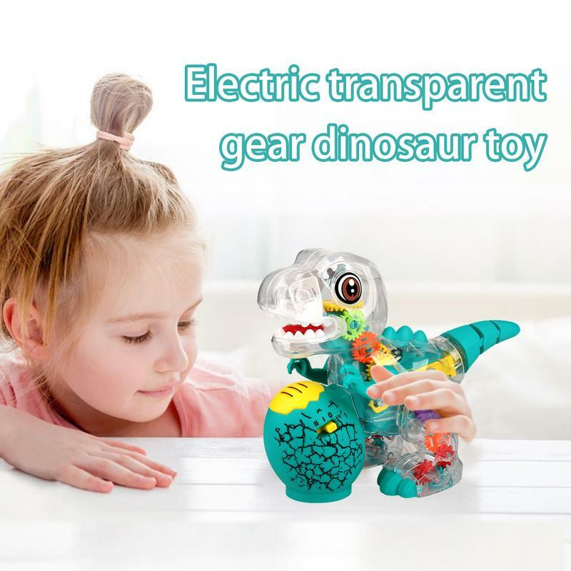 Electronic Walking Dinosaur Toy com luz LED para crianças, Jurassic Velociraptor