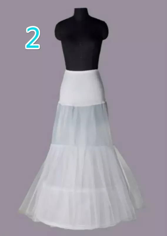 Wedding Dress Bridal Prom Petticoat Hoops Onderrok Crinoline Regelmatige Taille