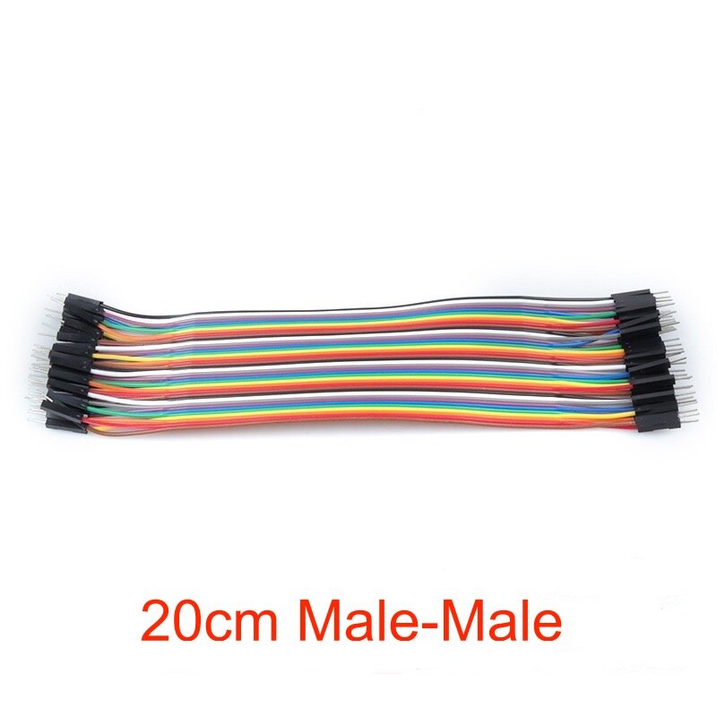 1pcs-dupont Leitung 2,54mm 40p Flach kabel Buchse zu Buchse Dupont Draht 20cm/30cm Dupont Stecker Kit Buchse zu Stecker Kabel