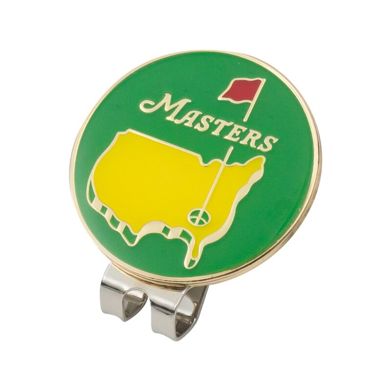 Legering Accessoires Cap Clip Voor Golfer Magnetische Bal Positie Mark Tijger Golfhoed Clip Golf Training Aids Golf Hat Marker