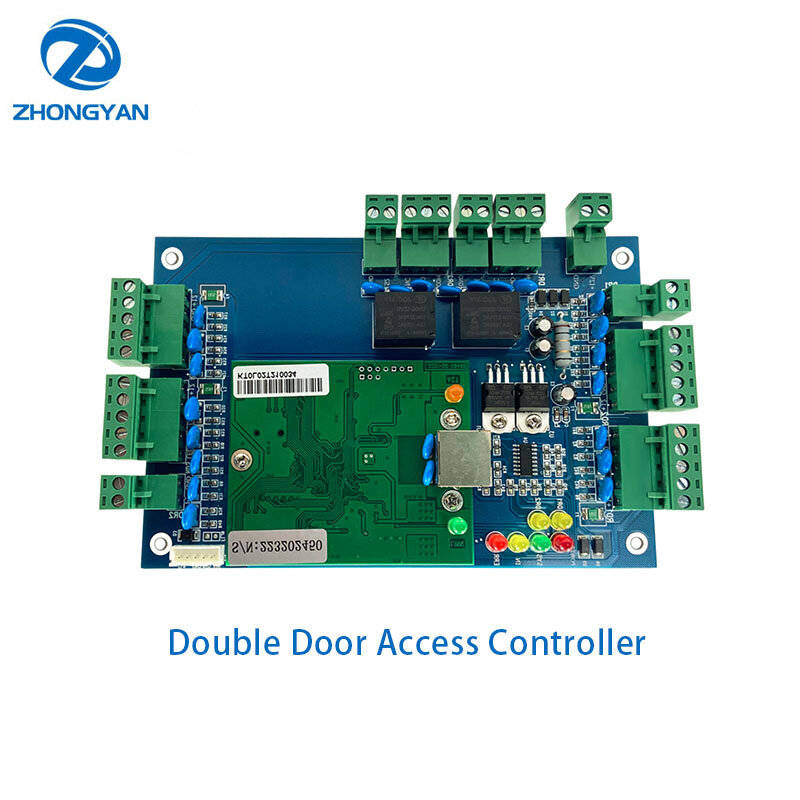 Rfid Lift Toegangscontrole Toegangscontroller Systeem Met Gratis Sdk 2 Deuren Tcp/ip Wiegand Netwerk Access Control Board
