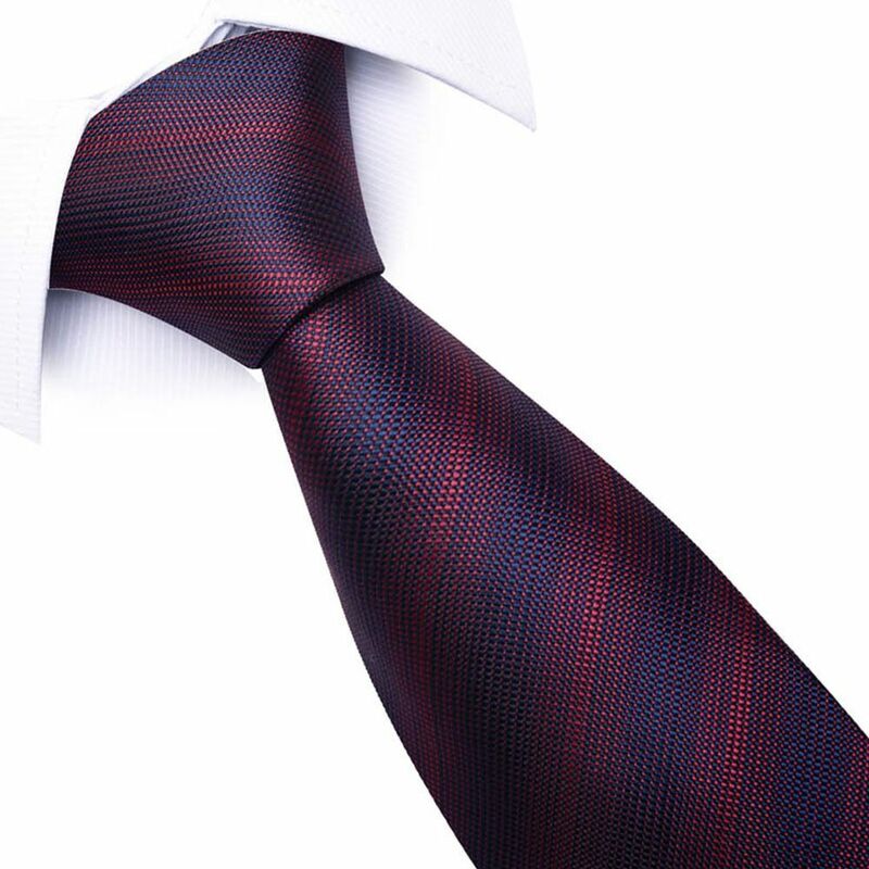 8 cm Classic Men Tie Fashion Business Striped Cravat Polyester Silk Newest Design Shirt Accessories Men