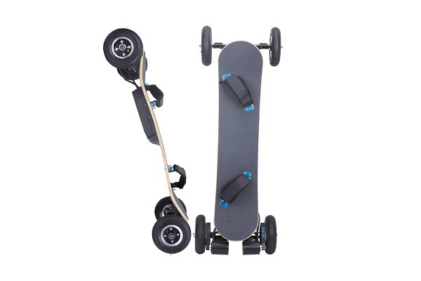 ZonDoo-Off-Road skate elétrico para adultos e adolescentes, Long Board no armazém da UE, 8in