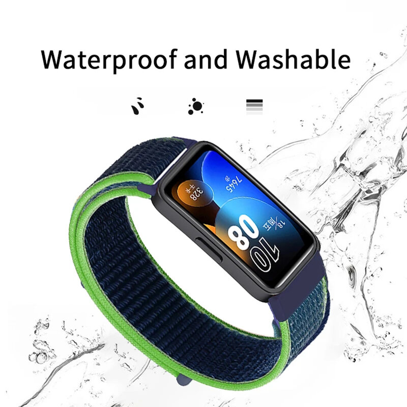 Cinturino ad anello in Nylon per Huawei band 9 Smartwatch braccialetto di ricambio sportivo Correa per Huawei band 8 9 accessori per cinturini
