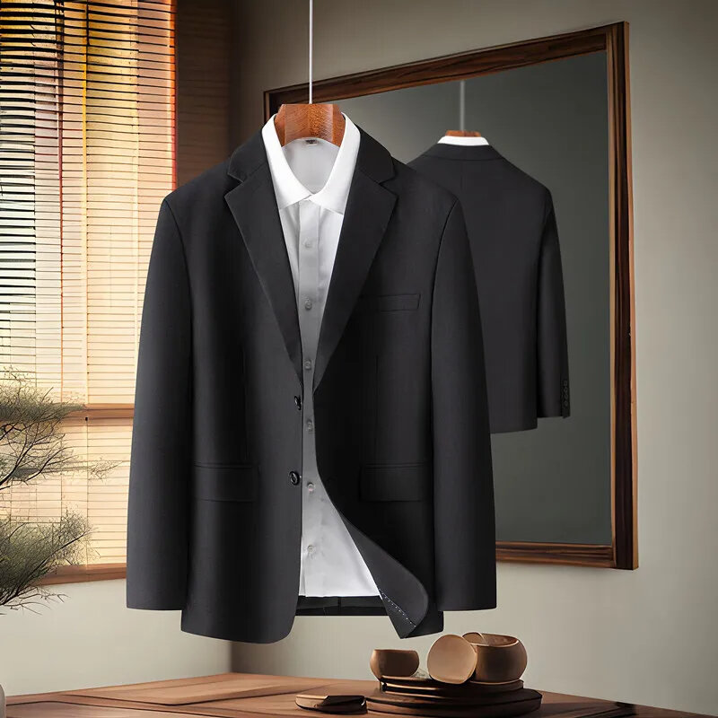 Jaqueta de terno único masculina, terno casual boutique, elegante e elegante, T41