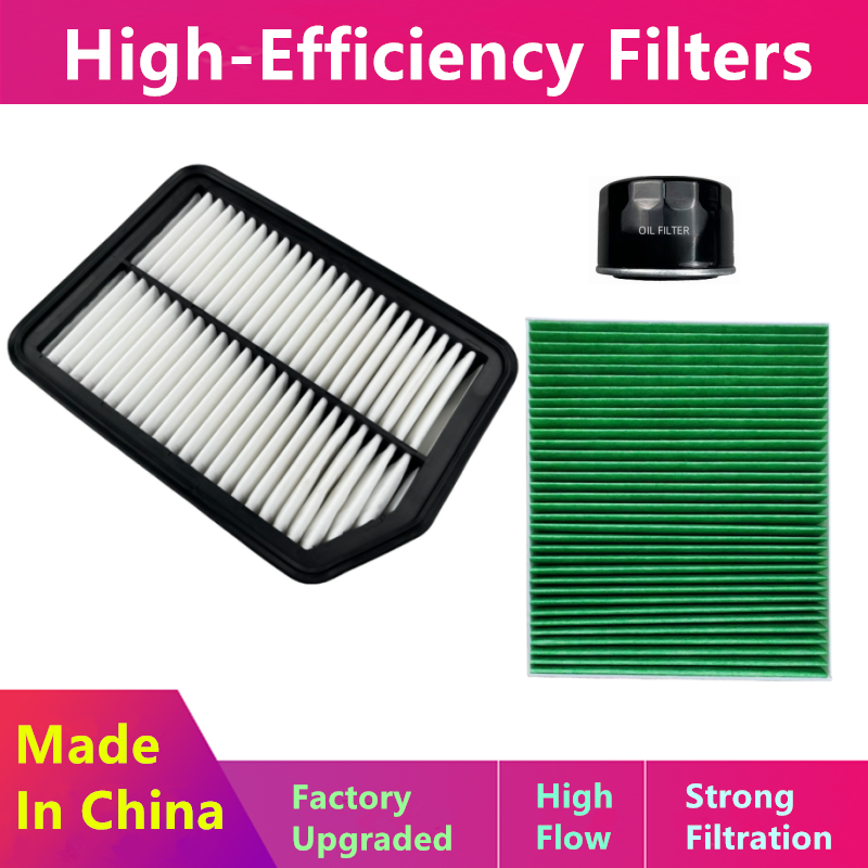 Conjunto de filtros para Changan Lingxuan, óleo e ambientador, autopeças, V301, 1.5t, 1.6l, 3pcs