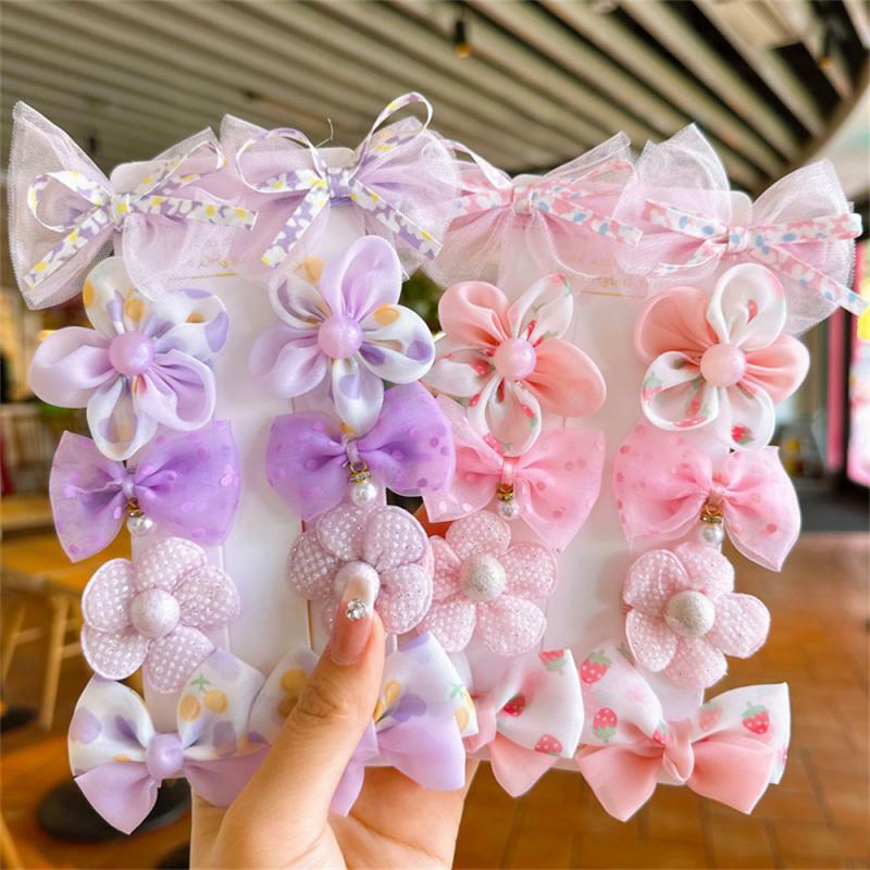Bow Hairpin Firm Hair Clip No Hair Injury Headdress Widely Applicable Independent Packaging Baby Girl Hair Accessories Fabric