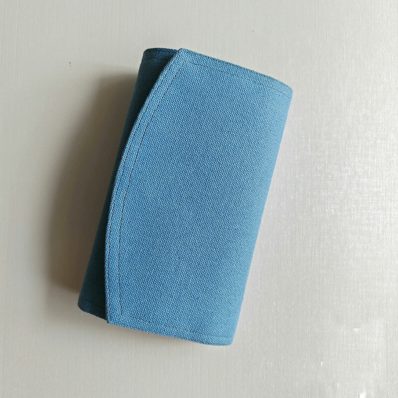 High-Quality Hand-Made Cotton Pencil Case With 8-Hole Flap