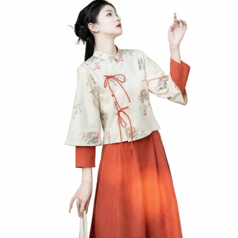 الصينية القديمة تانغ دعوى للنساء ، هانفو ، تشيباو ، ارتداء اليومي ، الفاخرة