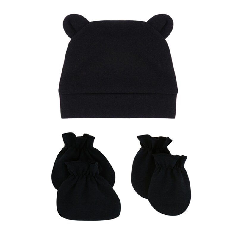 Baby Hats Newborn for Girls Baby Infant Beanie Caps for 0-6 Months Infants Newborn Hospital Hat Cotton Baby Accessories