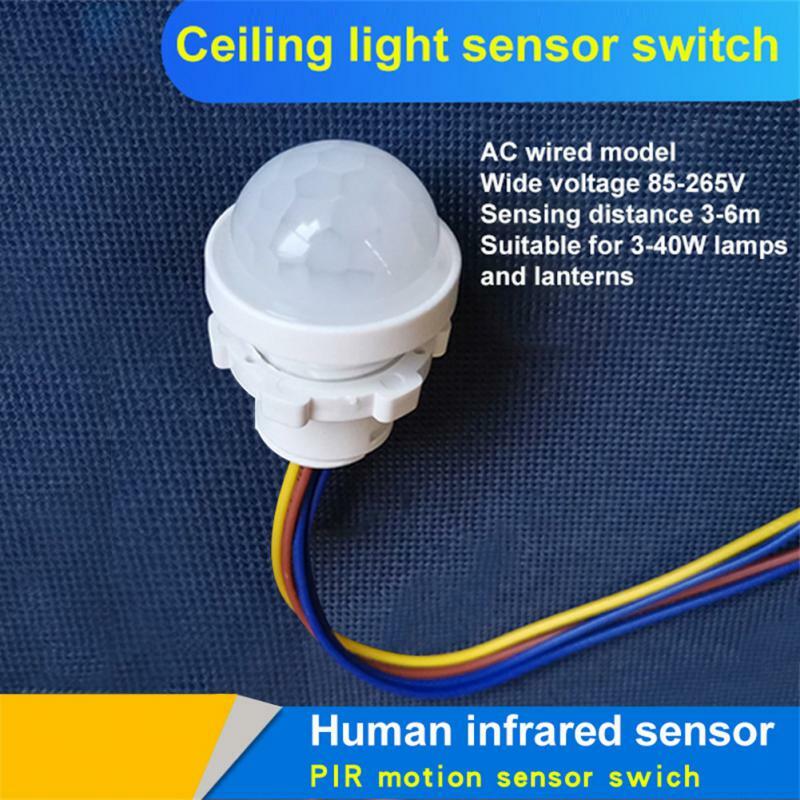Hotsale sensore di luce automatico a movimento a infrarossi rilevatore IR interruttore di controllo plafoniera induzione automatica del corpo umano