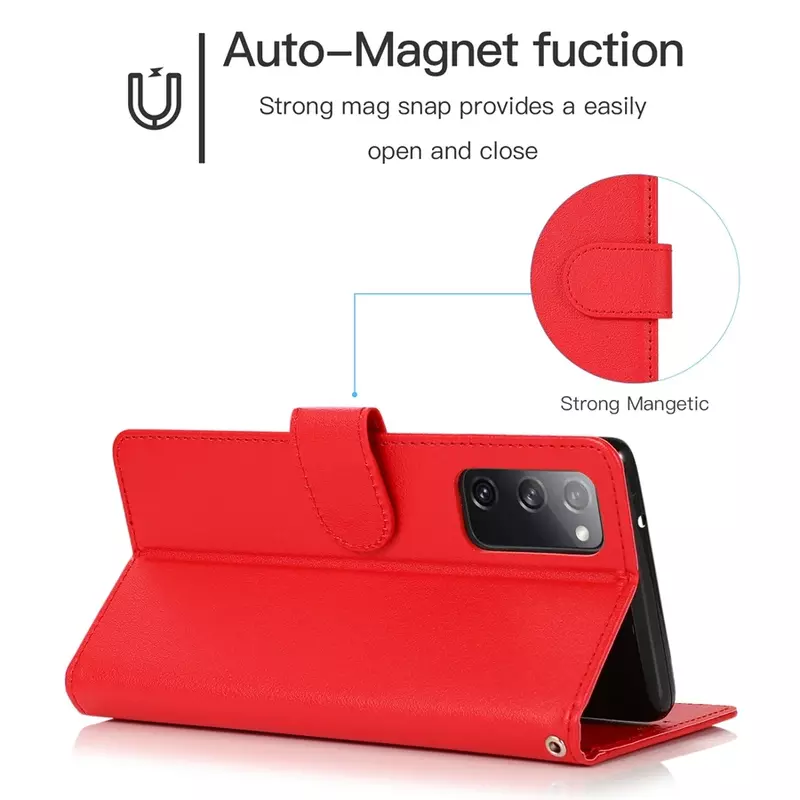 Wallet Magnetic Flip Card Slot Leather Case For Xiaomi Redmi 12 12C 10 2022 10A 10C 9 9A 9C NFC 9T 8 8A 7 7A 6A 5A 5 Plus 4A 4X