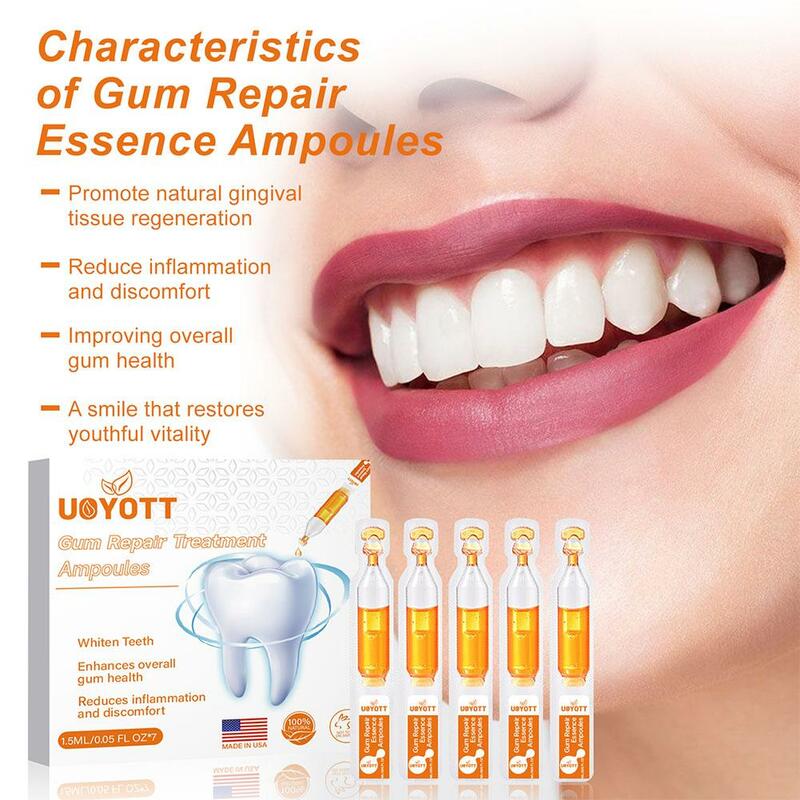 Tandvleesreparatie Behandeling Ampullen Mondverzorging Essence Reiniging Adem Orale En Gingival Care Essence Voor Het Verwijderen Van Tandsteen X6w3