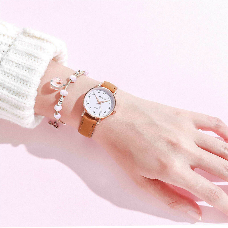 Ladies Diamond-studded Luminous Retro Female Watch Belt Quartz Watch Zegarek Damski Watch For Women Relógio Belt Quartz Watch