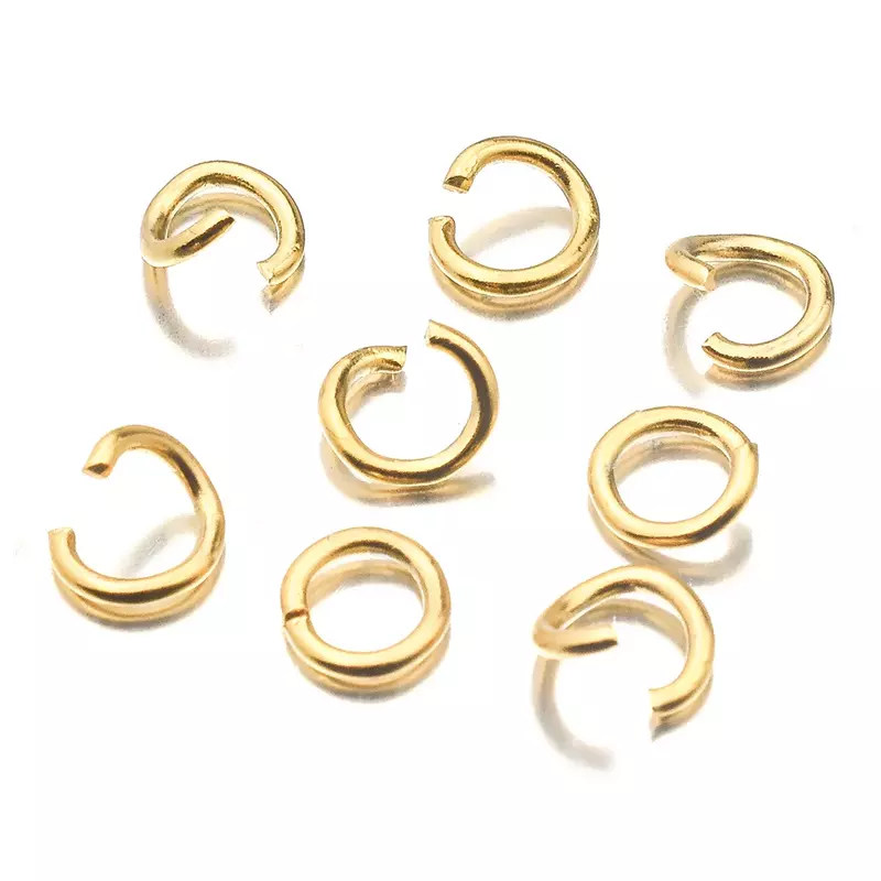 100 stücke pvd vergoldete offene Bieger inge aus rostfreiem Stahl direkt 4/5/6mm Spalt ringe für die Herstellung von DIY-Ewelry-Befunden