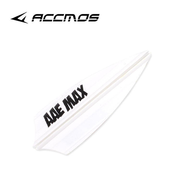 AAE MAX-Palettes de plumes en plastique pour flèches, accessoire de tir à l'arc, 4.8cm, 30 pièces