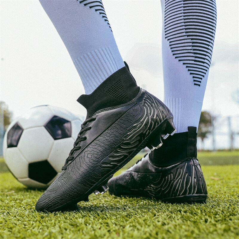 Botas de fútbol profesionales para hombre, zapatos de fútbol antideslizantes, zapatillas de fútbol AG, zapatos de fútbol deportivos de entrenamiento